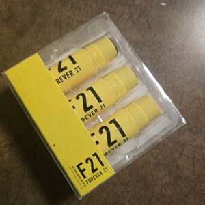 Forever 21 Bright Yellow Box with Transparent Lid